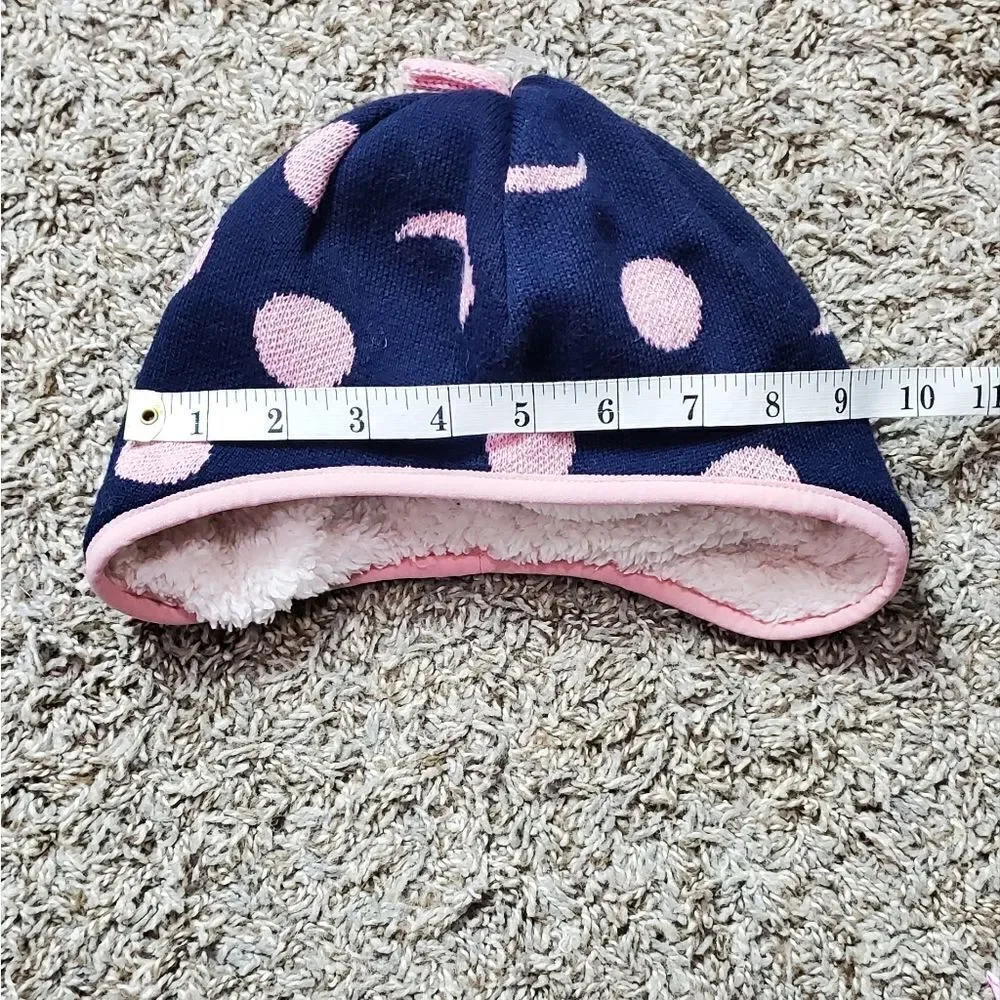 Patagonia Toddler Blue & Pink Fleece Winter Hat